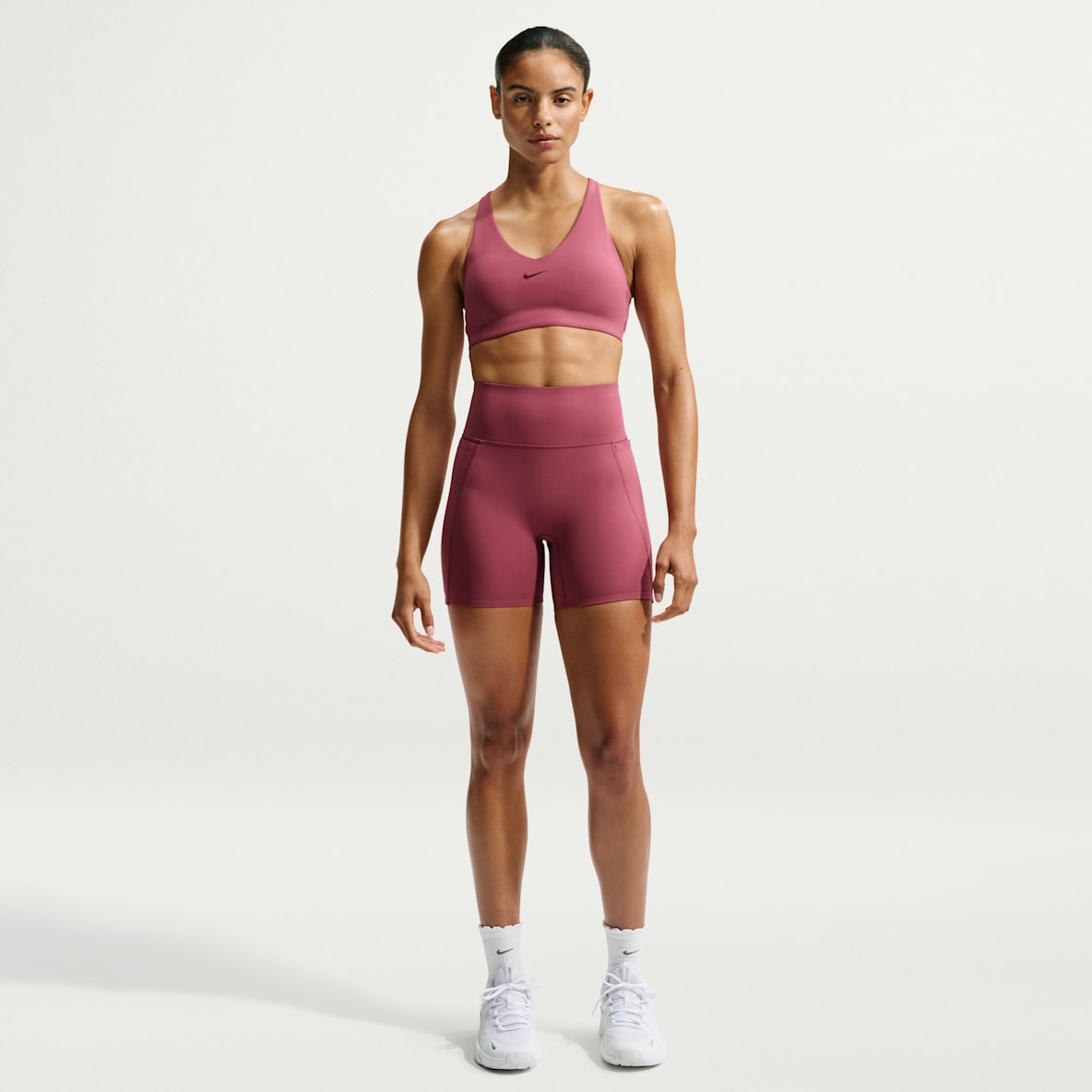 Nike Universa Women's High-Waisted 5" Biker Shorts with No Front Seam