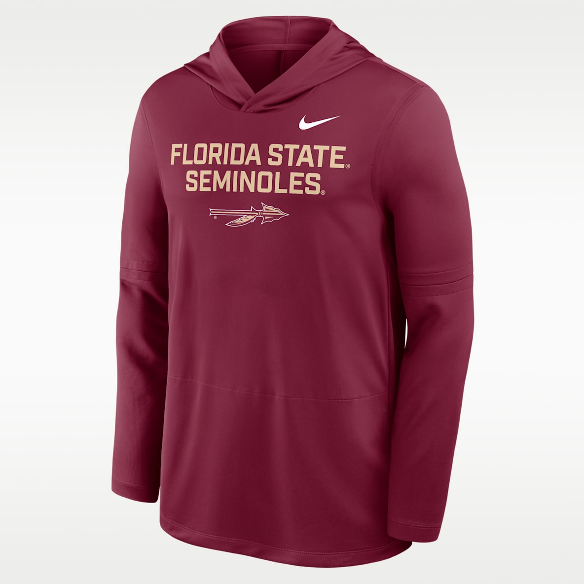 Florida State Sideline Men's Nike Dri-FIT College Long-Sleeve Hooded Top