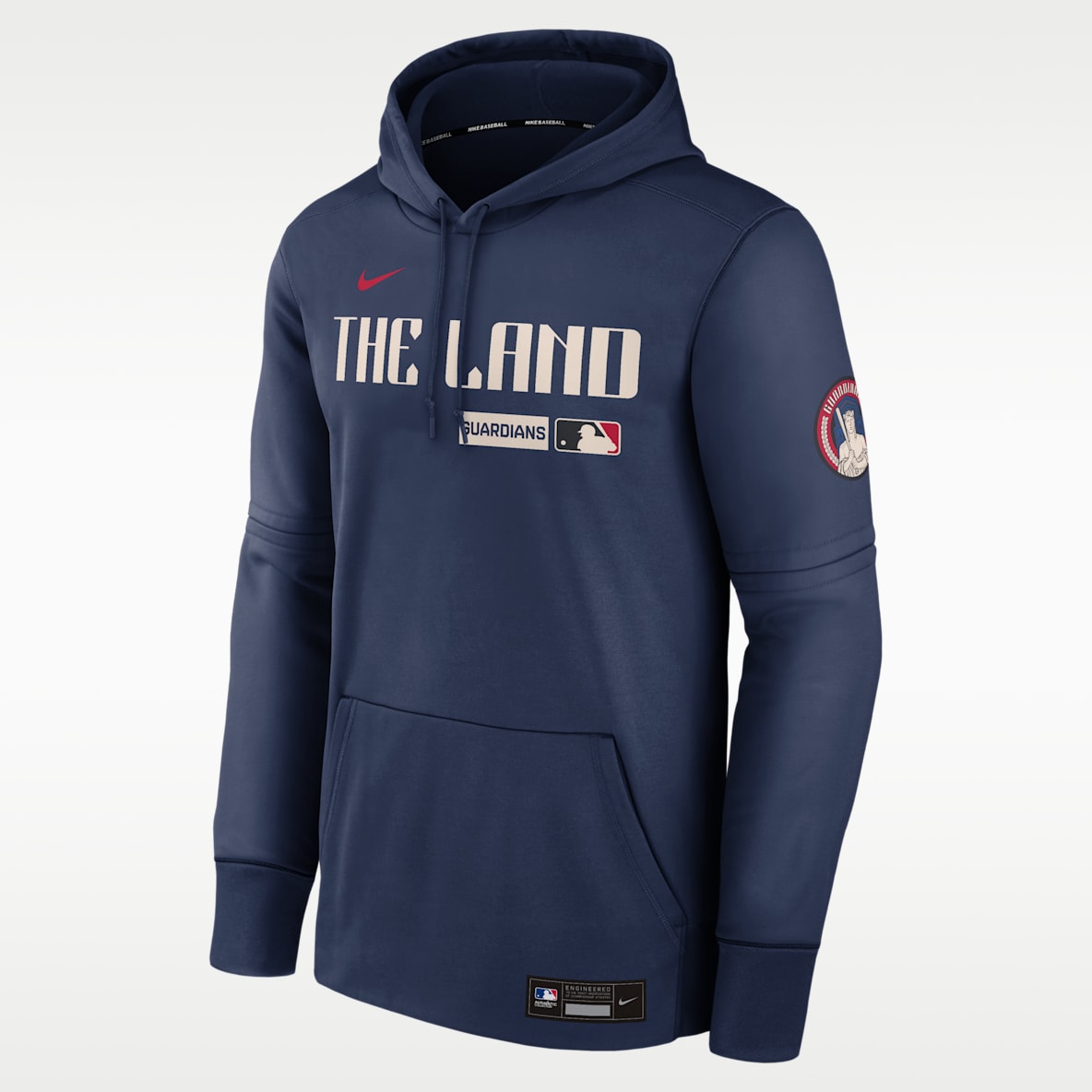 Cleveland Guardians Authentic Collection City Connect Men's Nike Therma MLB Pullover Hoodie