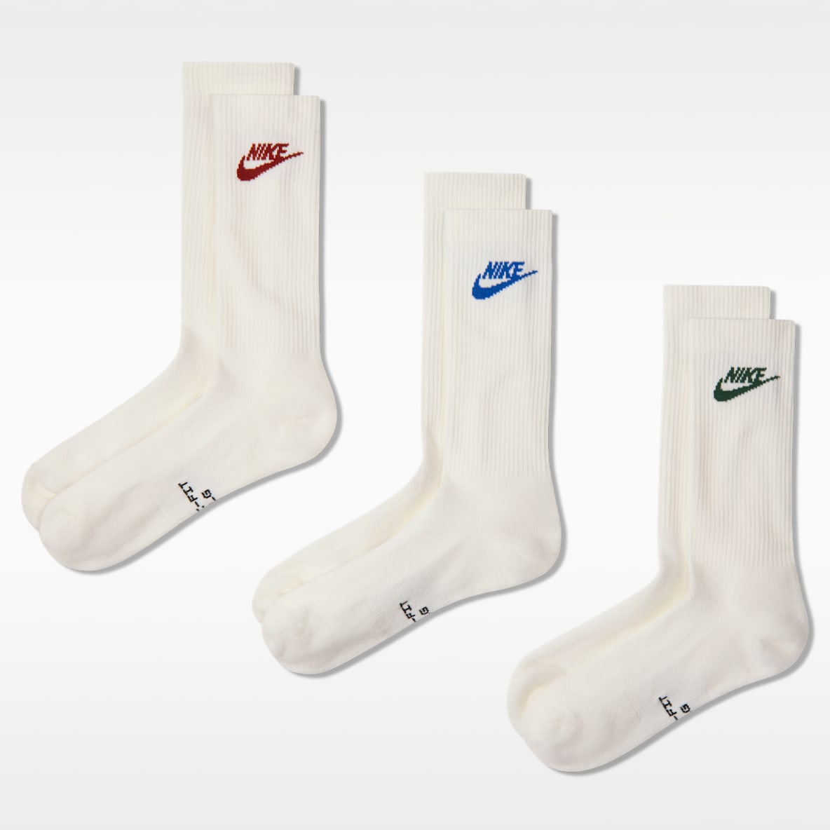 Nike Everyday Elevated Chaussettes mi-mollet (3 paires)