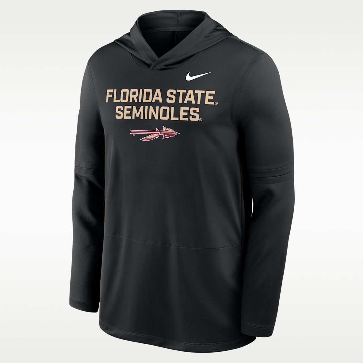 Florida State Sideline Men's Nike Dri-FIT College Long-Sleeve Hooded Top