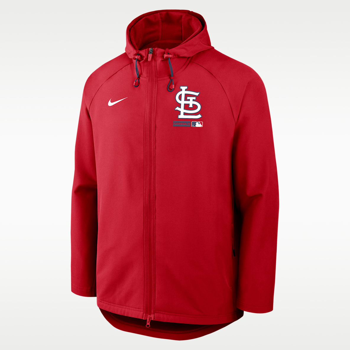 St. Louis Cardinals Authentic Collection Men's Nike Therma-FIT MLB Full-Zip Hooded Jacket