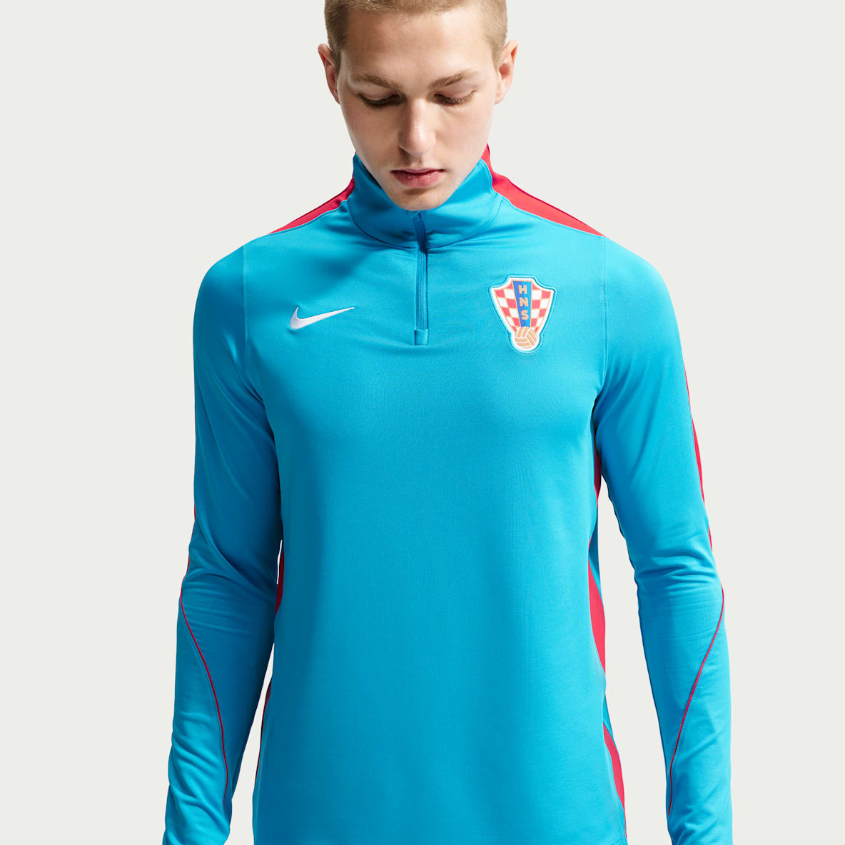 Croatia 2026 Strike Drill Top Men's Nike Dri-FIT Football 1/2-Zip Drill Top