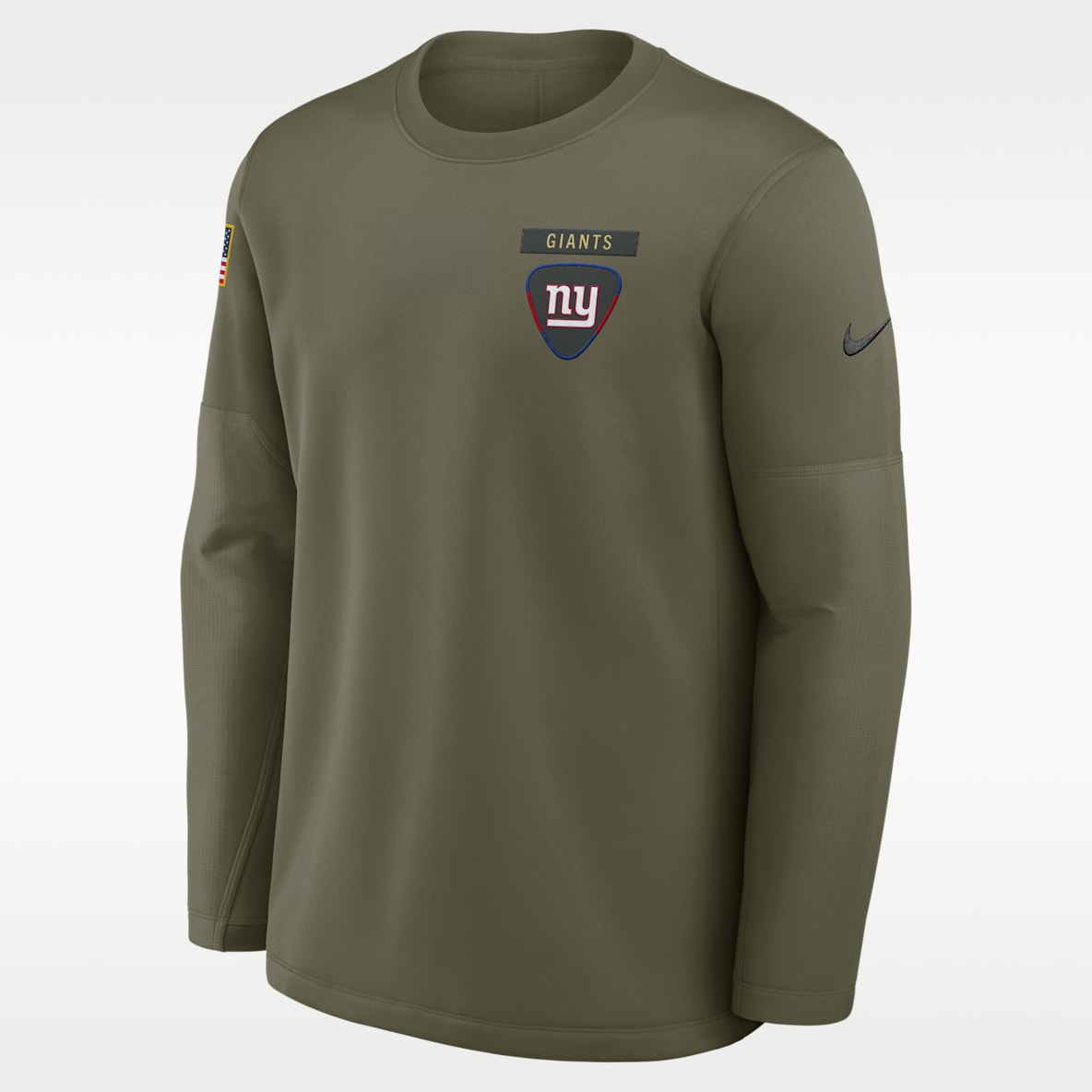 New York Giants Salute to Service Sideline Triumphant Win Coach Men's Nike NFL Pullover Crew