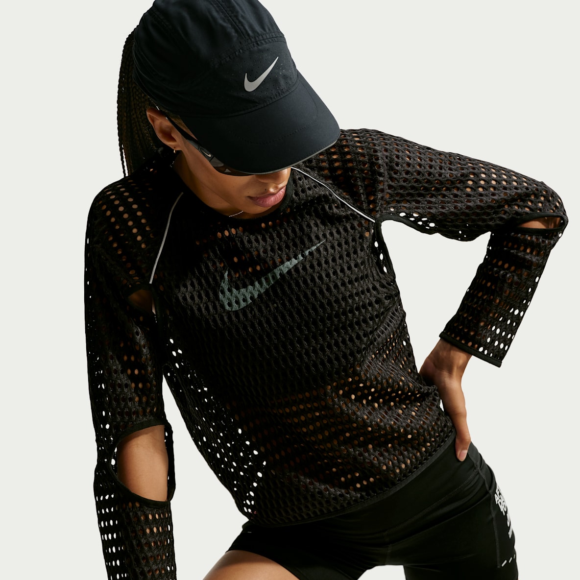 Nike Radical AirFlow After Dark Tour Maglia da running corta a manica lunga Aero-FIT – Donna
