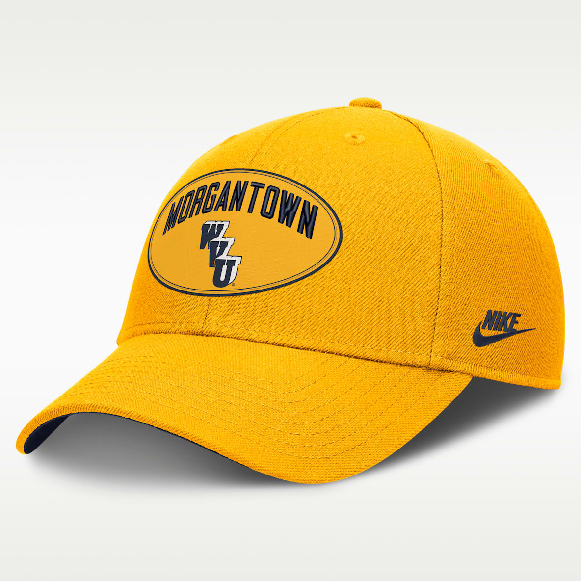 West Virginia Legacy Letter & Location Rise Men's Nike Dri-FIT College A-Frame Adjustable Hat
