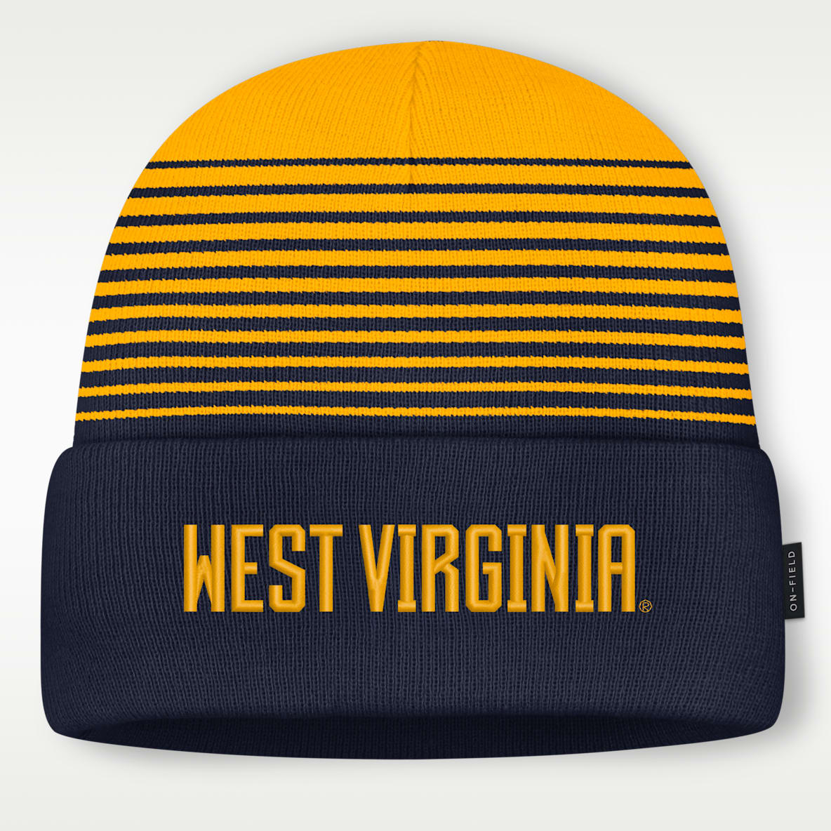 West Virginia Sideline Utility Men's Nike College Cuffed Beanie