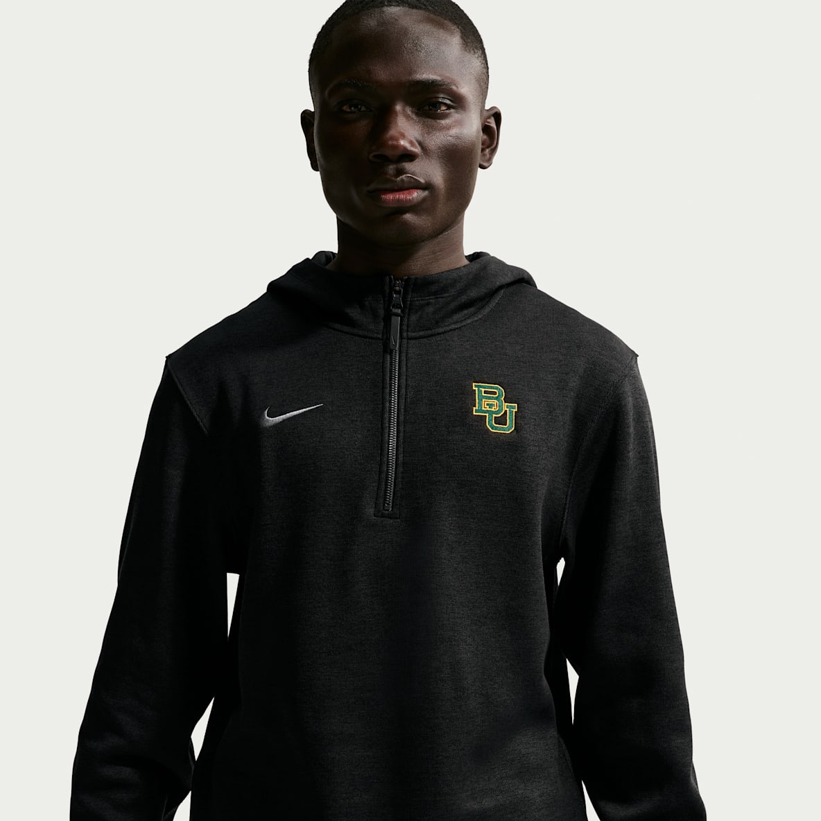 Baylor Bears Nike NCAA Men's Basketball Coaches' Pullover Hoodie