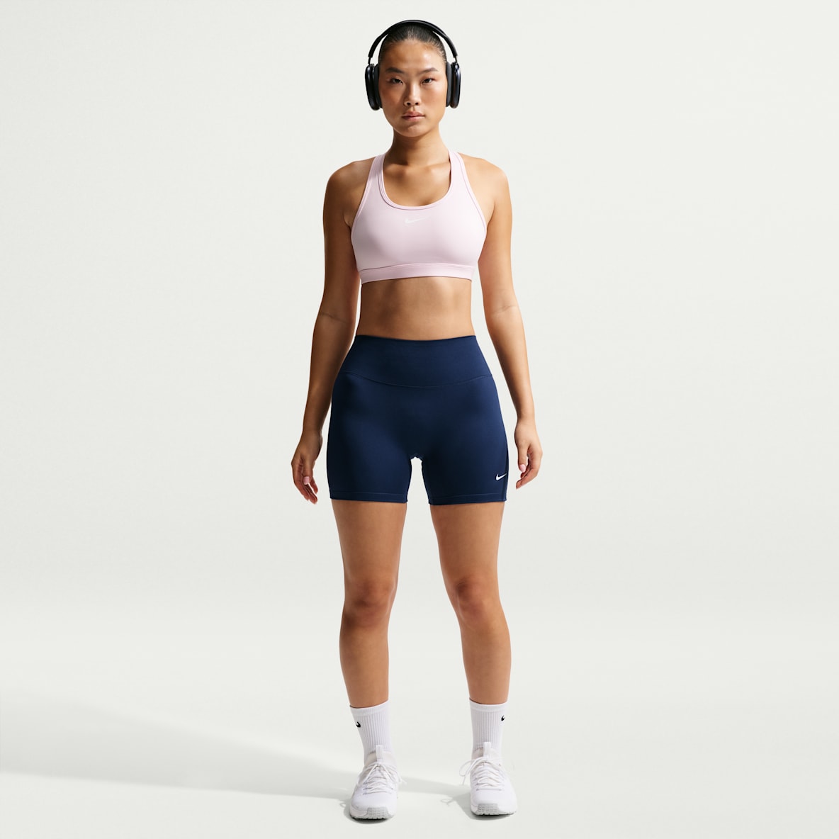 Nike One Bikeshorts met hoge taille voor dames (13 cm)