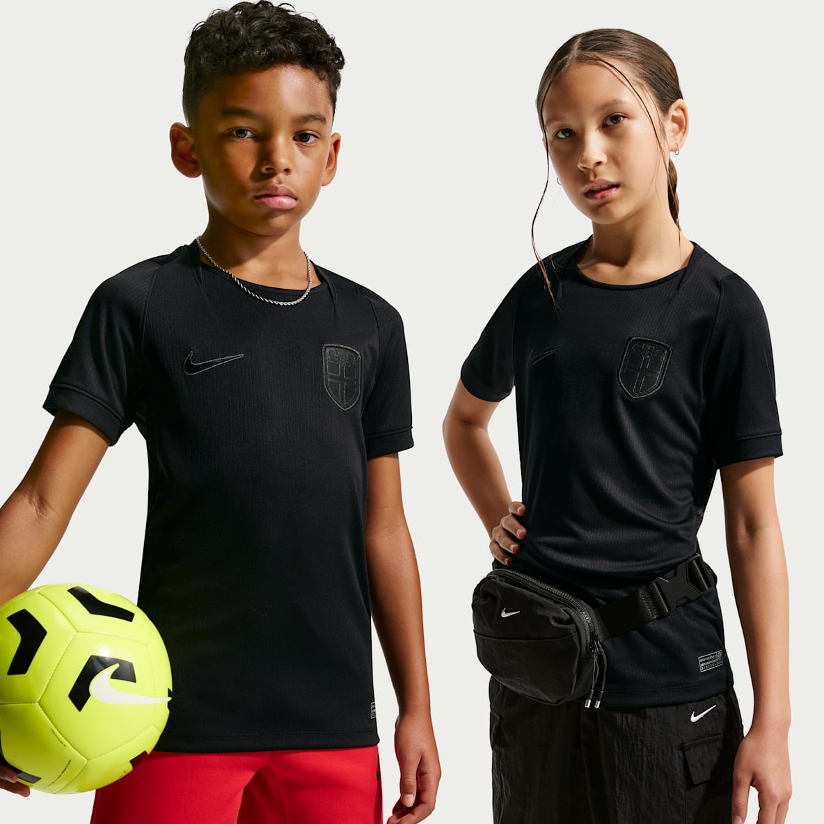 Norwegen 2026 Auswärts Replika-Fußballtrikot mit Nike Dri-FIT-Technologie (ältere Kinder)