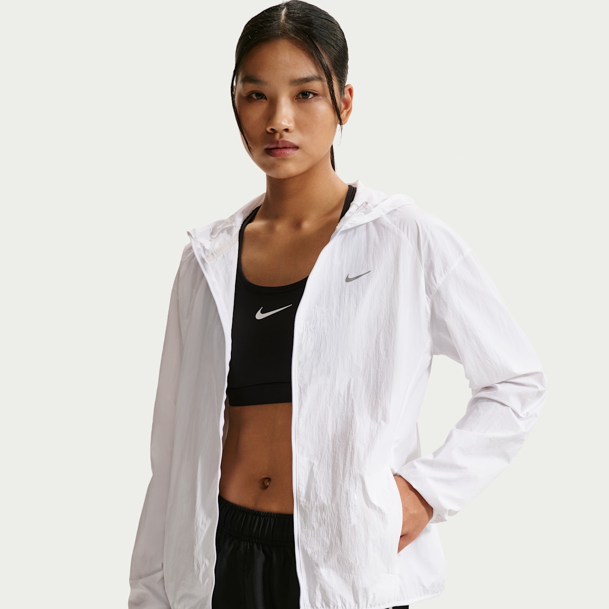 나이키 템포 여성 UV 차단 경량 러닝 재킷