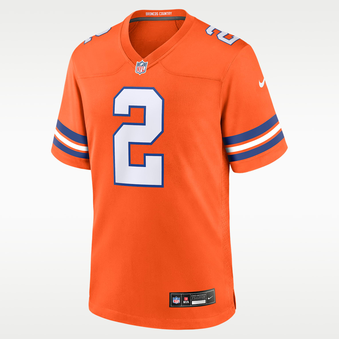 Patrick Surtain II Denver Broncos Jersey de fútbol americano Nike de la NFL Game para hombre