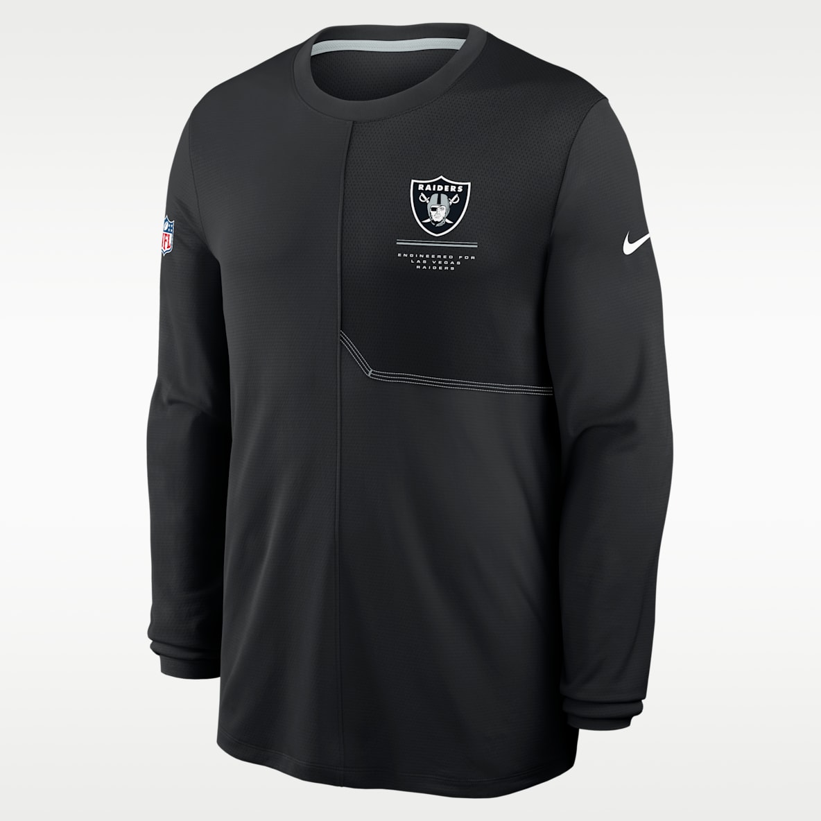 Las Vegas Raiders Sideline Coach Men's Nike Dri-FIT NFL Long-Sleeve Top