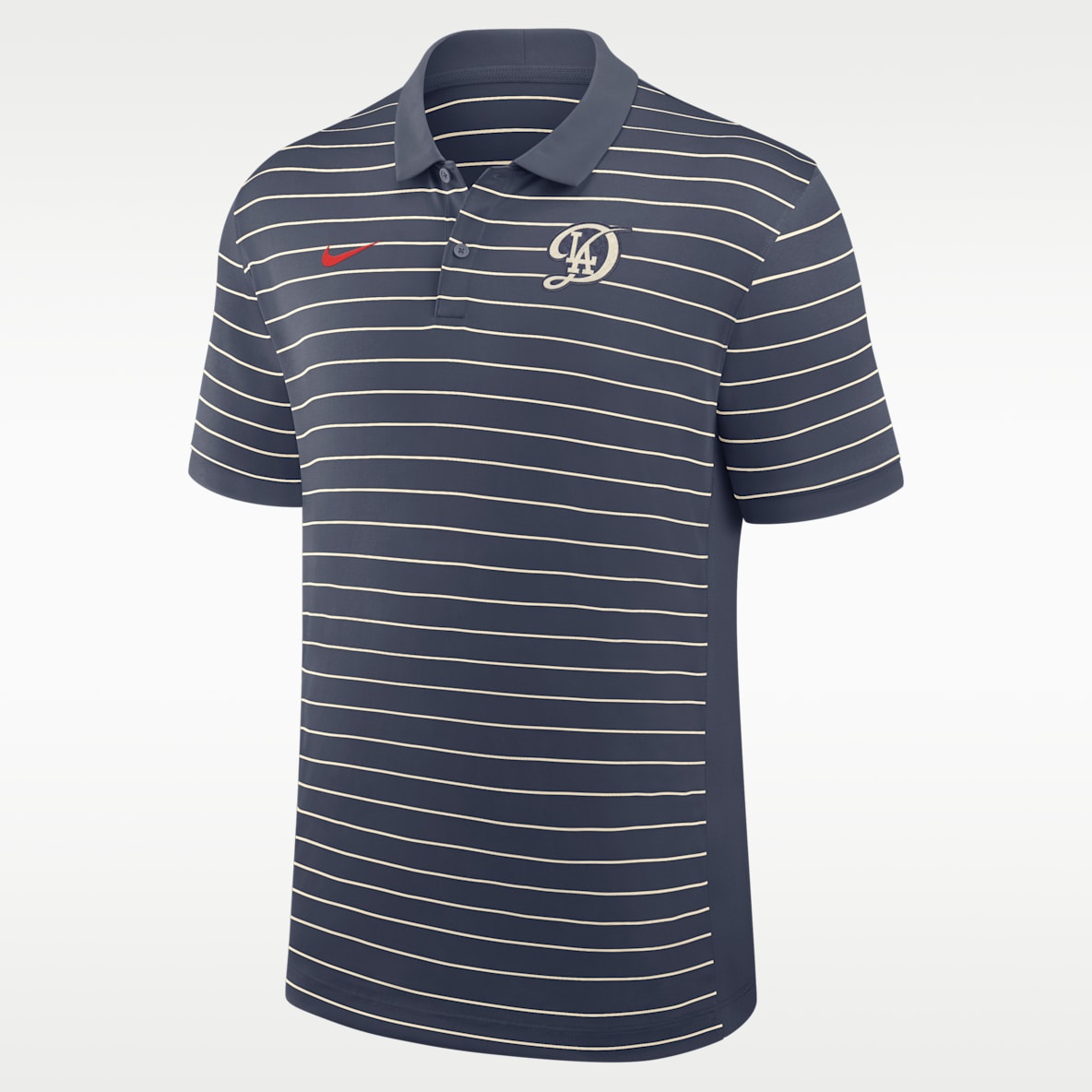 Los Angeles Dodgers City Connect Striped Victory Polo Nike Dri-FIT de la MLB para hombre