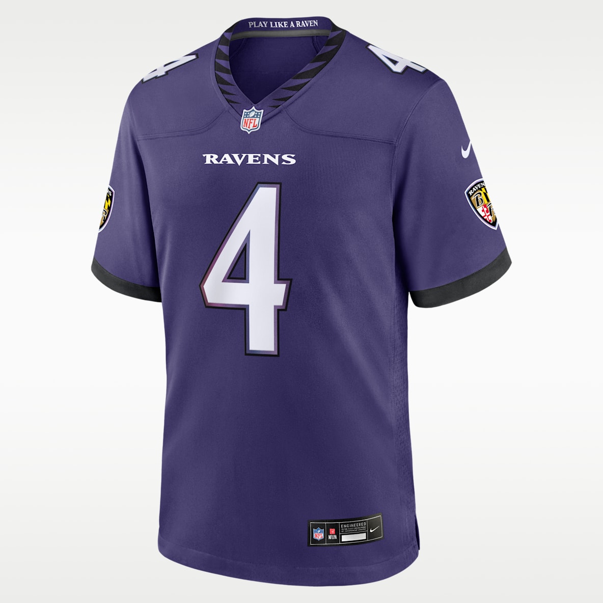 Zay Flowers Baltimore Ravens Men's Nike NFL Game Jersey