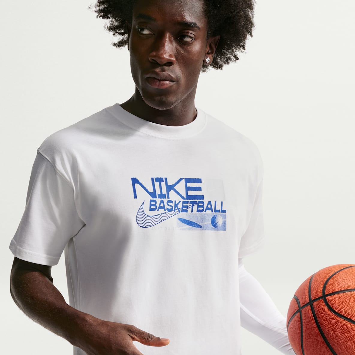 Nike T-shirt de basquetebol para homem