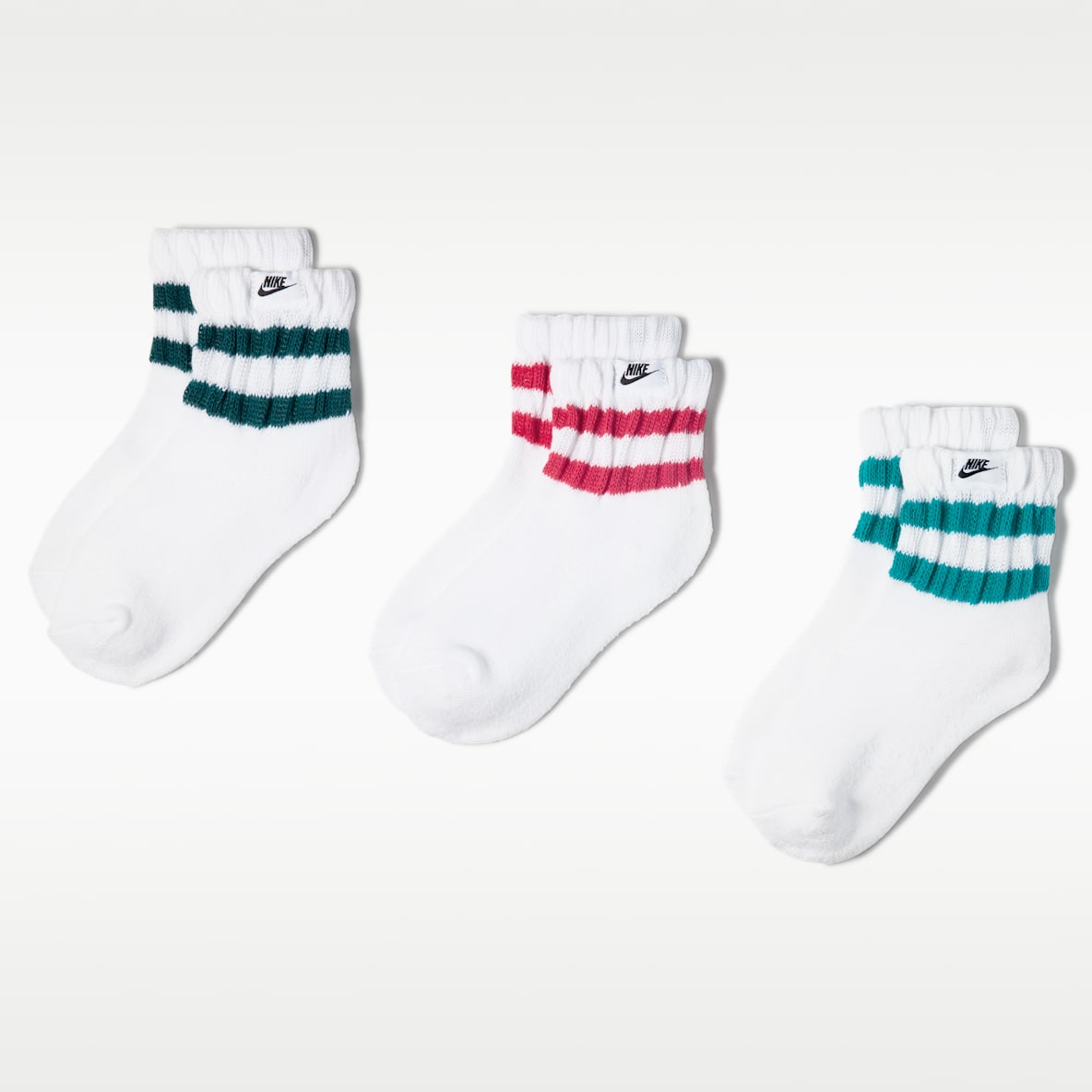 Nike Kids' Varsity Scrunch Socks (3 Pairs)