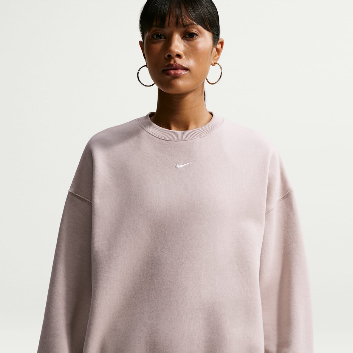 Nike Studio Fleece Medium Weight Camiseta oversize - Mujer