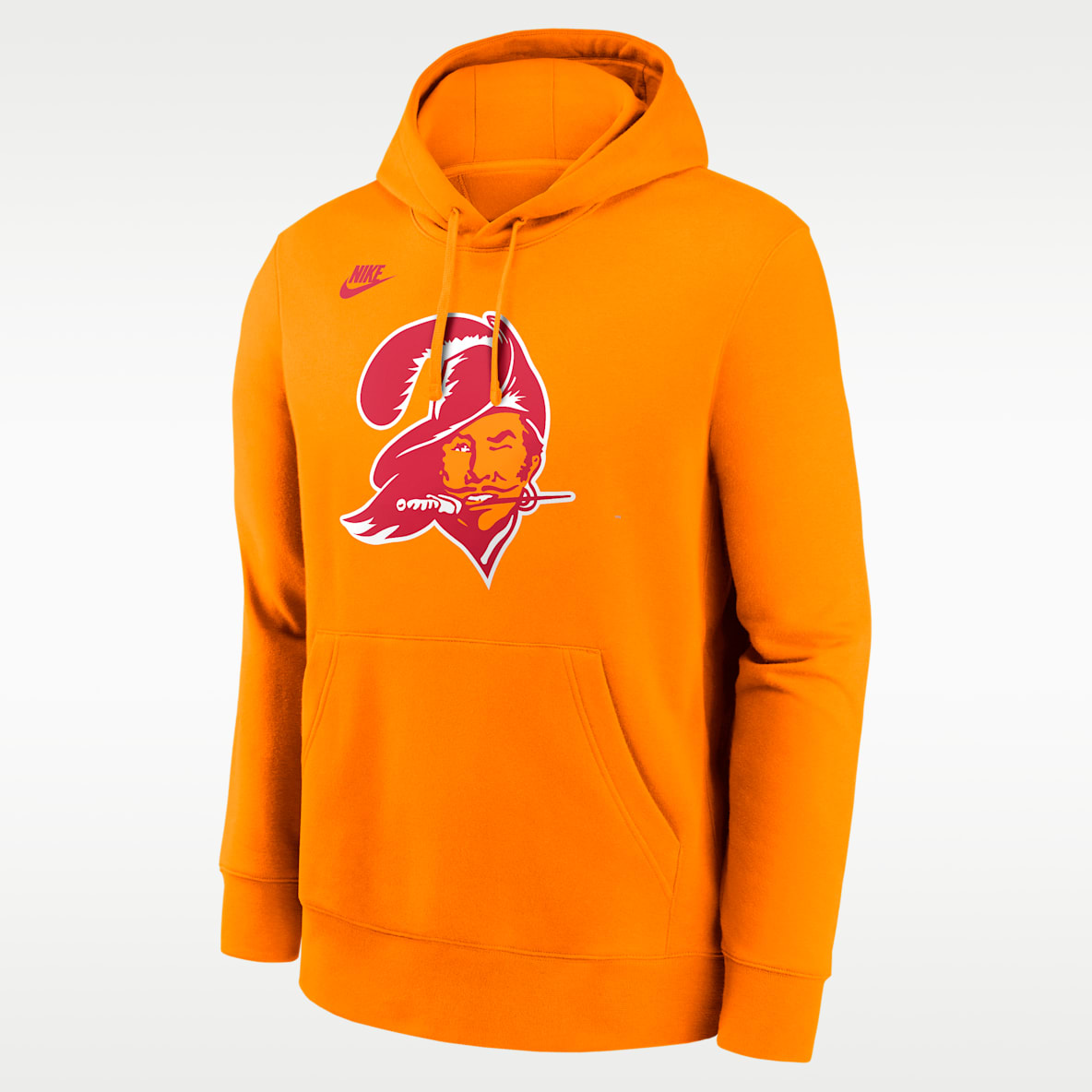 Tampa Bay Buccaneers Vintage Logo Club Sudadera con gorro sin cierre Nike de la NFL para hombre