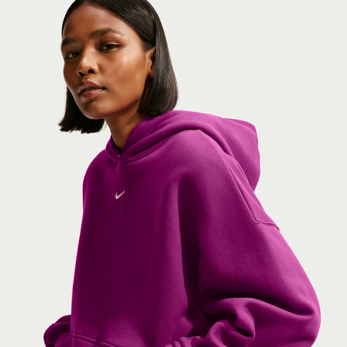 Nike Studio Fleece Medium Weight Women's Oversized Pullover Hoodie
