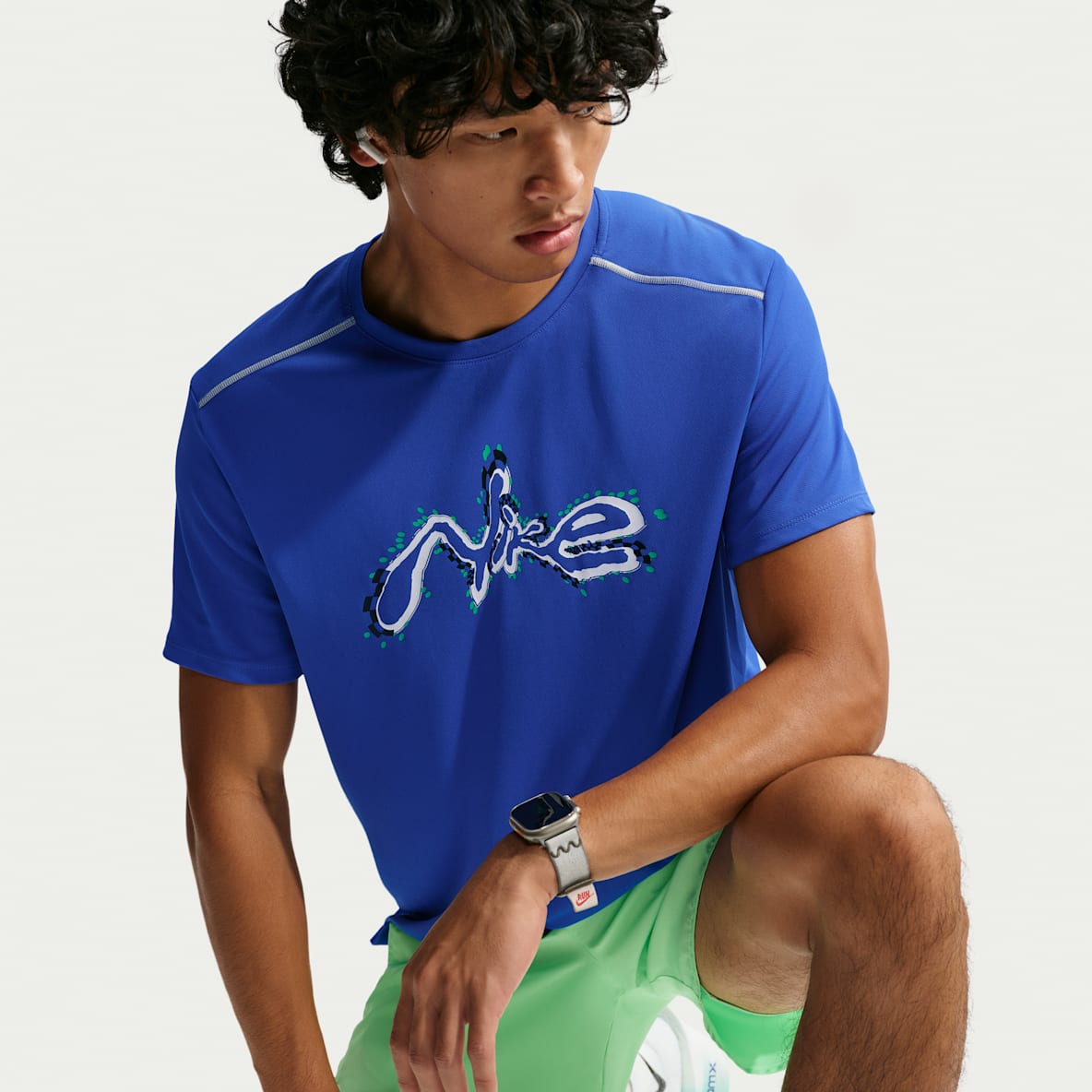 Nike Miler Playera de correr de manga corta Dri-FIT para hombre