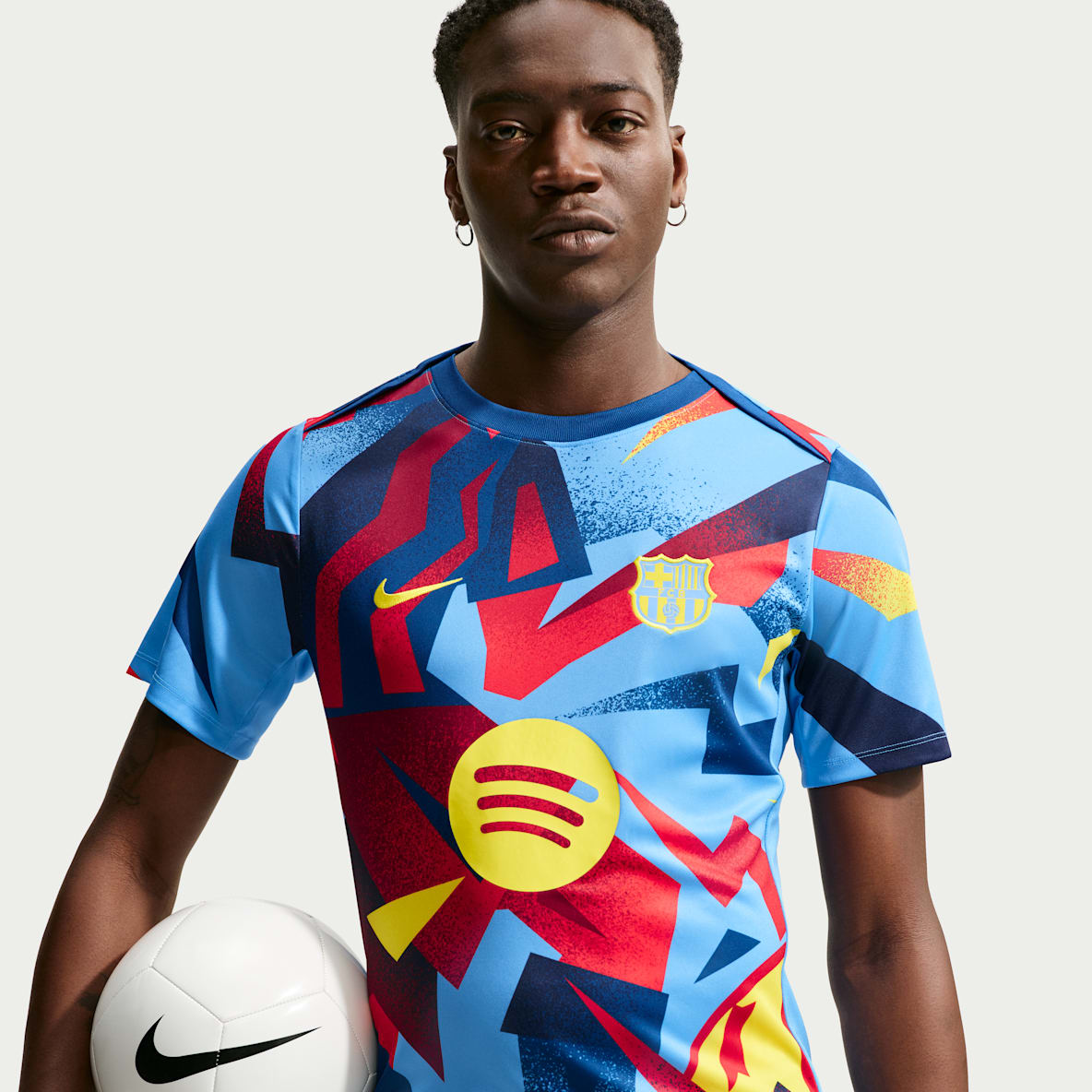 Cuarta equipación Academy Pro FC Barcelona Camiseta de fútbol para antes del partido Nike Dri-FIT - Hombre