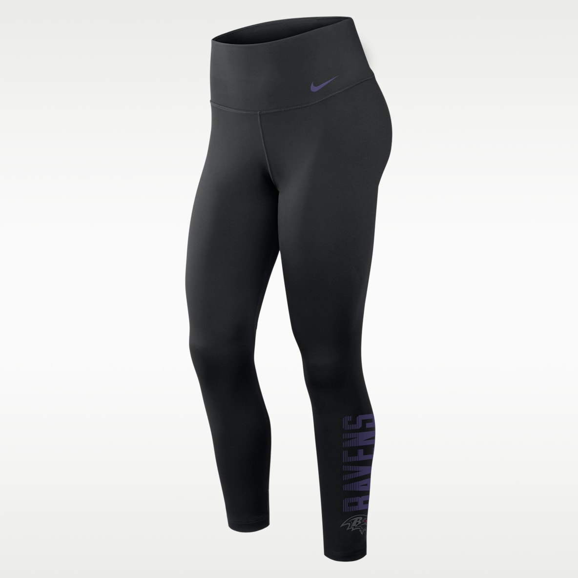 Baltimore Ravens Primetime One Women's Nike Dri-FIT NFL High-Rise Leggings
