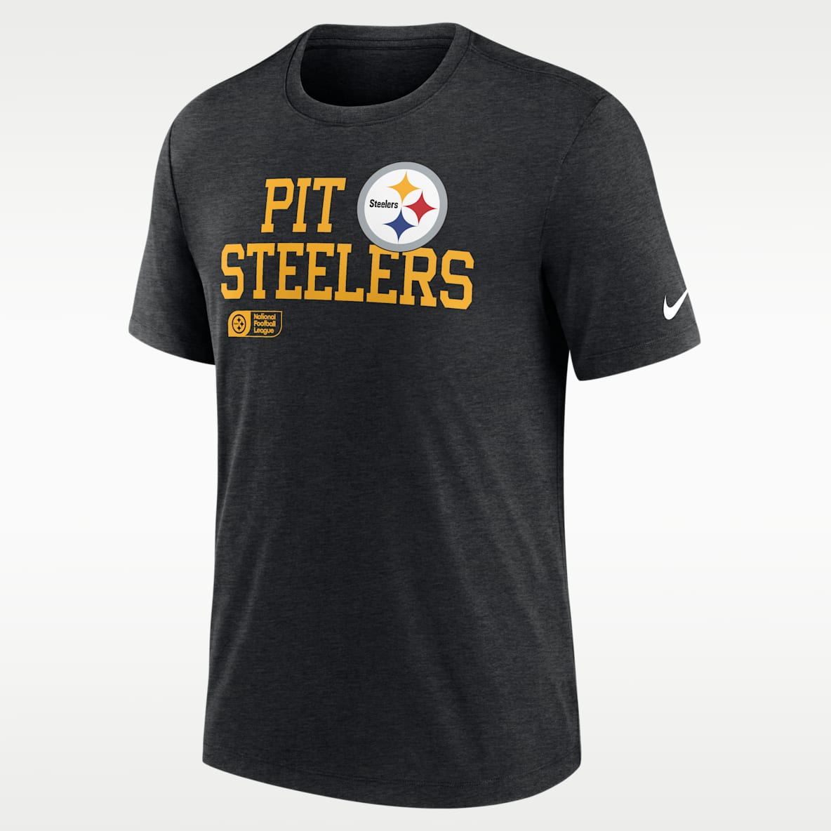Pittsburgh Steelers Overlap Lockup Men's Nike NFL T-Shirt