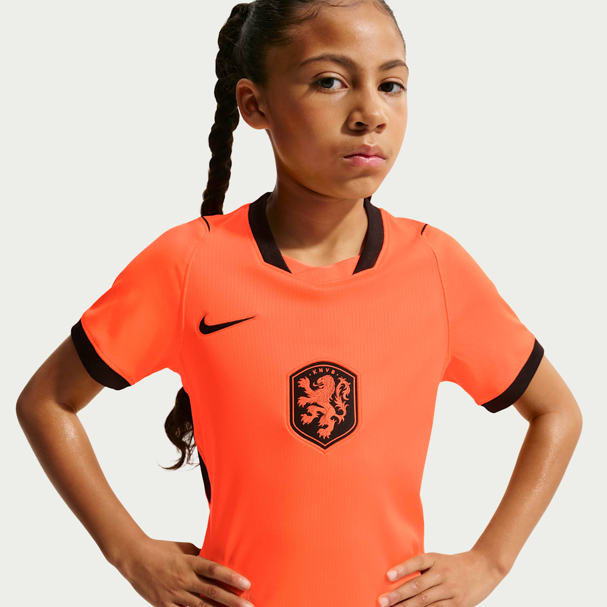 Niederlande 2026 Heimstadion Replika-Fußballtrikot mit Nike Dri-FIT-Technologie (ältere Kinder)