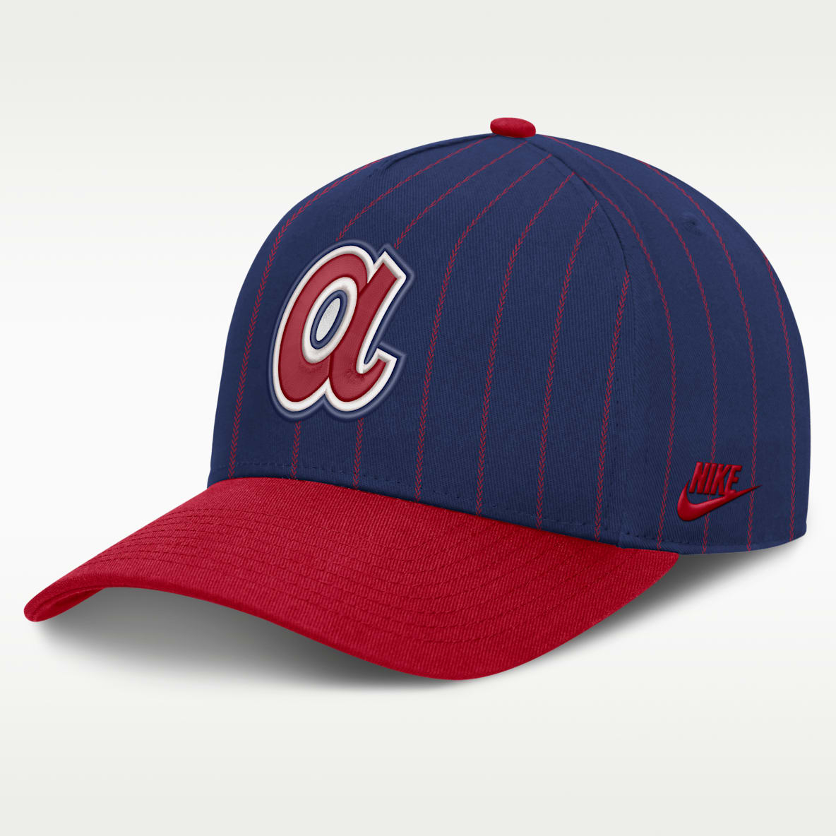 Atlanta Braves Cooperstown Rise Gorra Nike de la MLB ajustable con estructura A-Frame para hombre