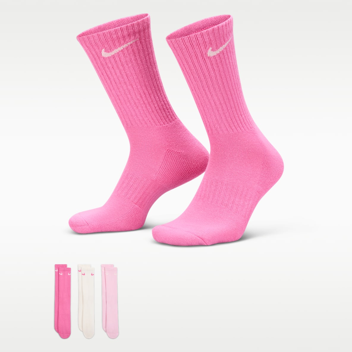 Nike Everyday Cushioned Training Crew Socks (3 Pairs)