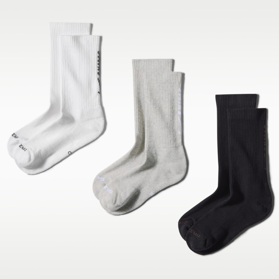 NikeSKIMS Dri-FIT Dri-FIT crew-sokker til dame (3 par) 