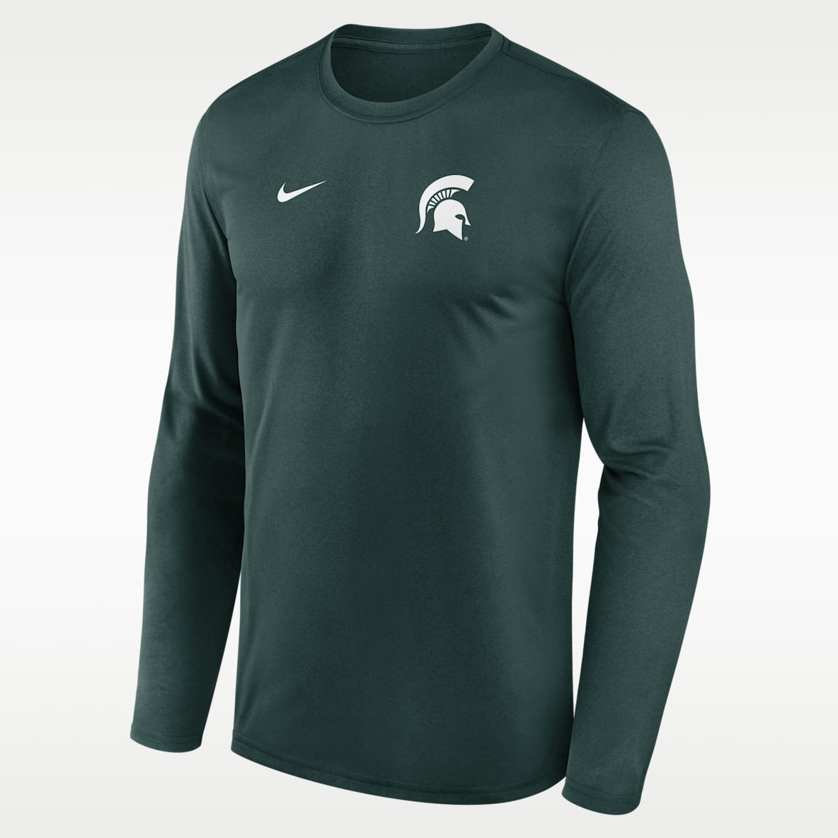 Michigan State Sideline Legend Small Logo Men's Nike Dri-FIT College Long-Sleeve T-Shirt