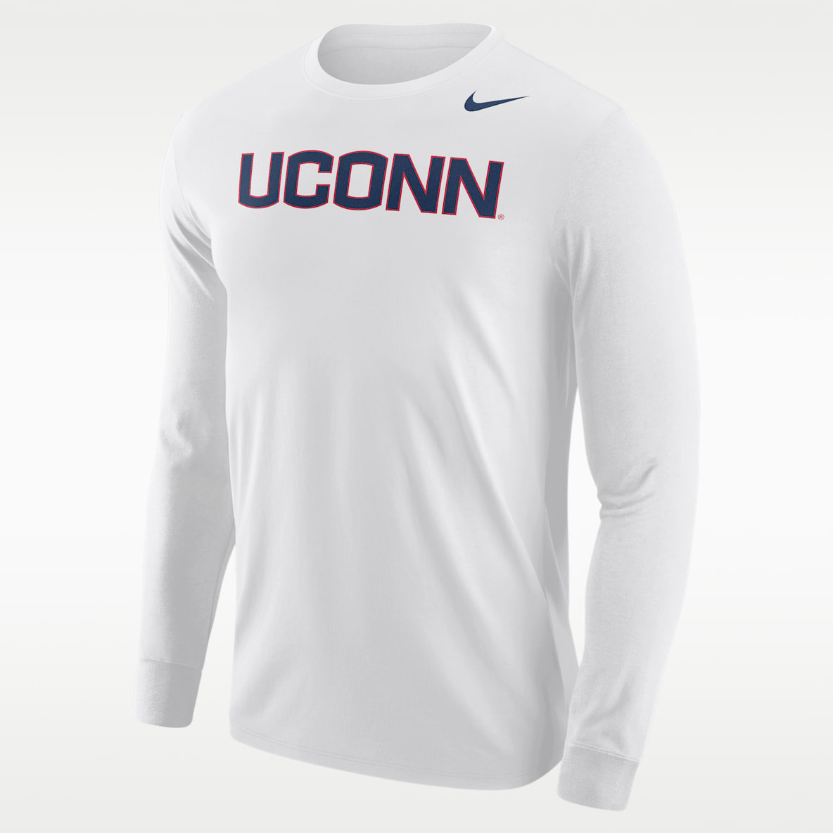Connecticut Huskies Men's Nike Football Long-Sleeve T-Shirt