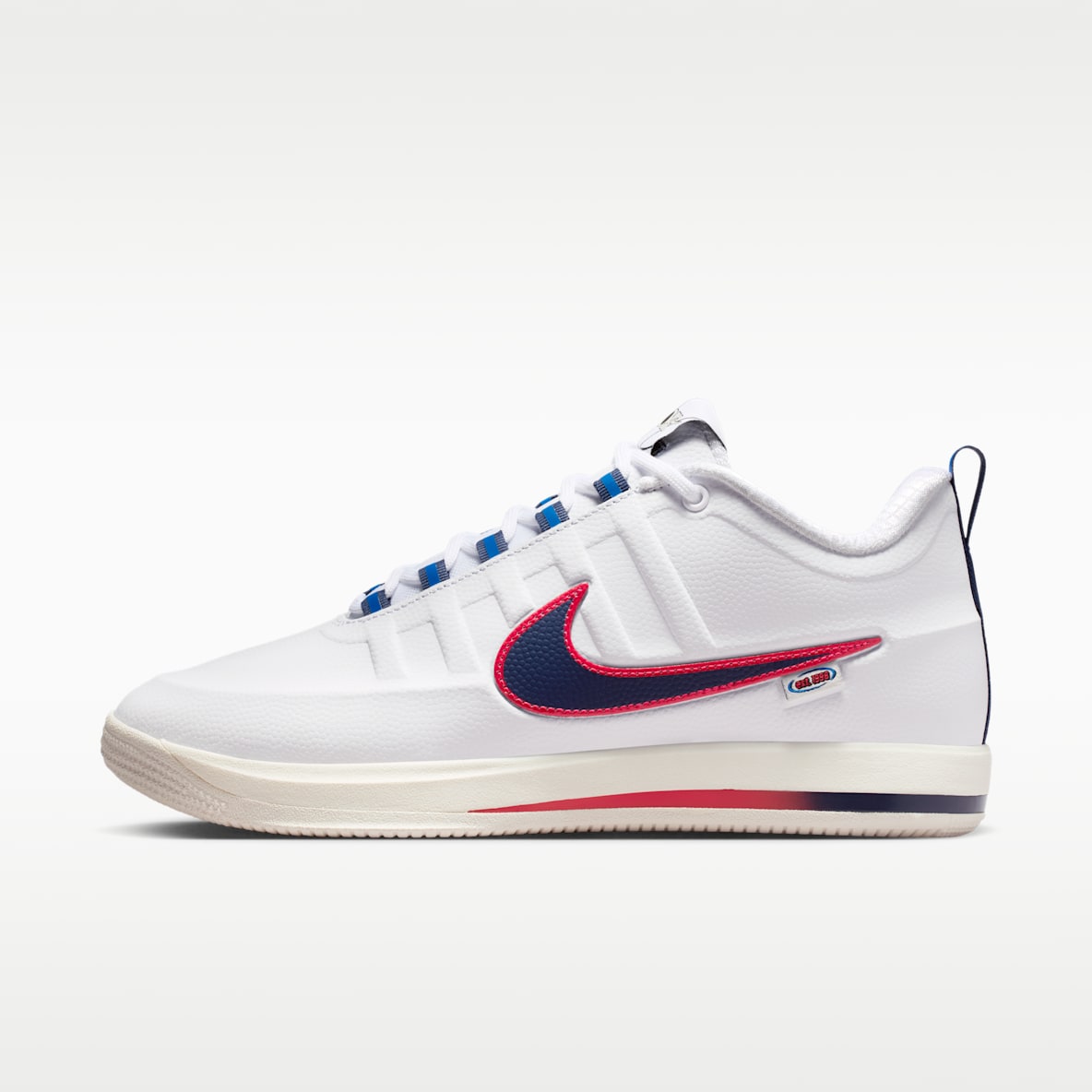 Nike バスケットボールシューズ ホワイト/レッド NIKE公式】 メンズ 