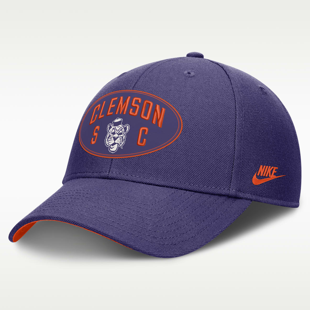 Clemson Legacy Letter & Location Rise Men's Nike Dri-FIT College A-Frame Adjustable Hat