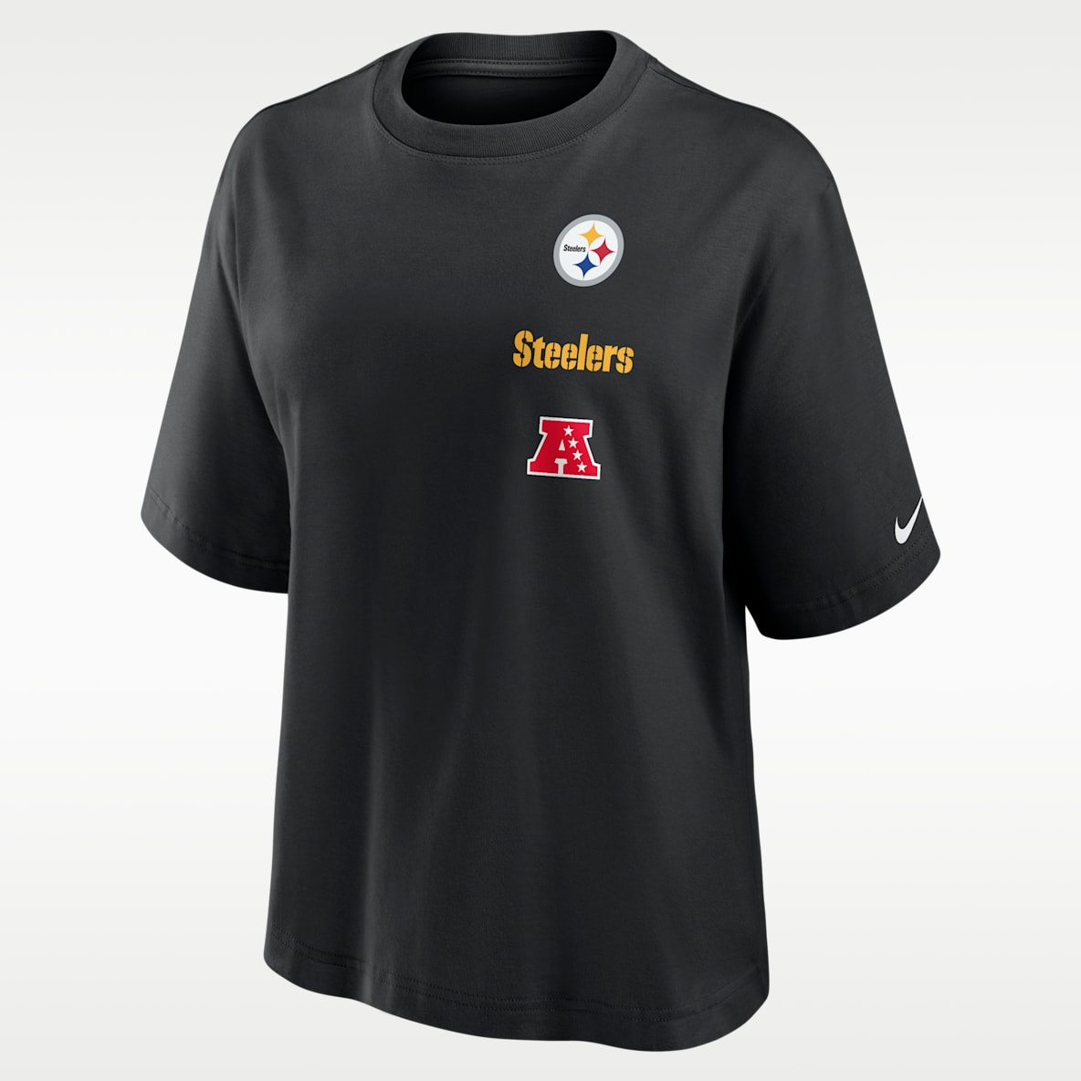 Pittsburgh Steelers Primetime Premium Essential Boxy Women's Nike NFL T-Shirt