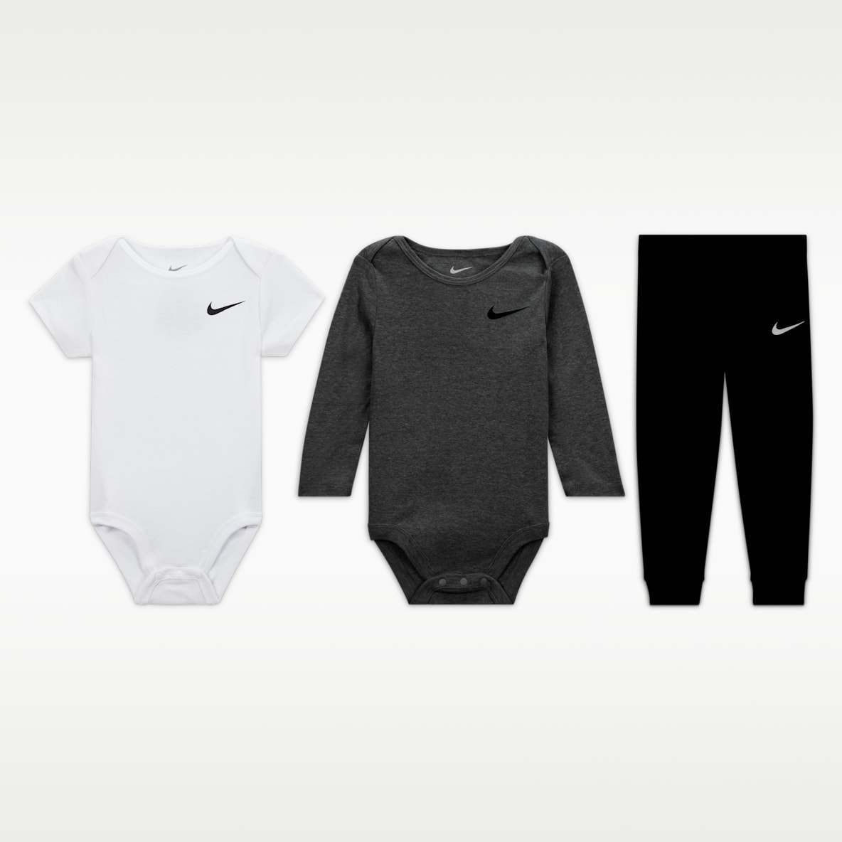 Nike Baby Essentials Baby (6-12M) 3-Piece Bodysuit and Pants Set