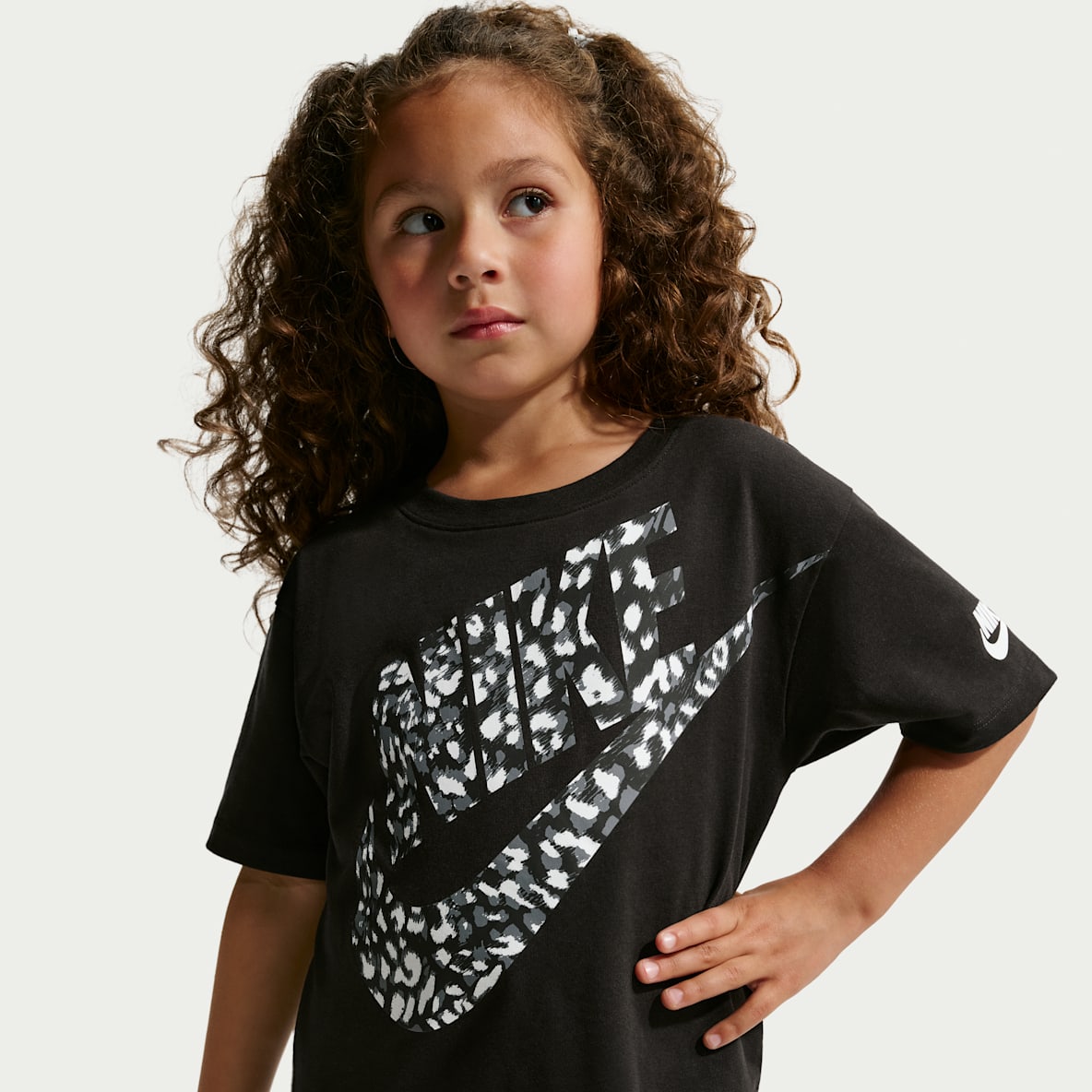 Nike T-shirt met dierenprint voor kleuters