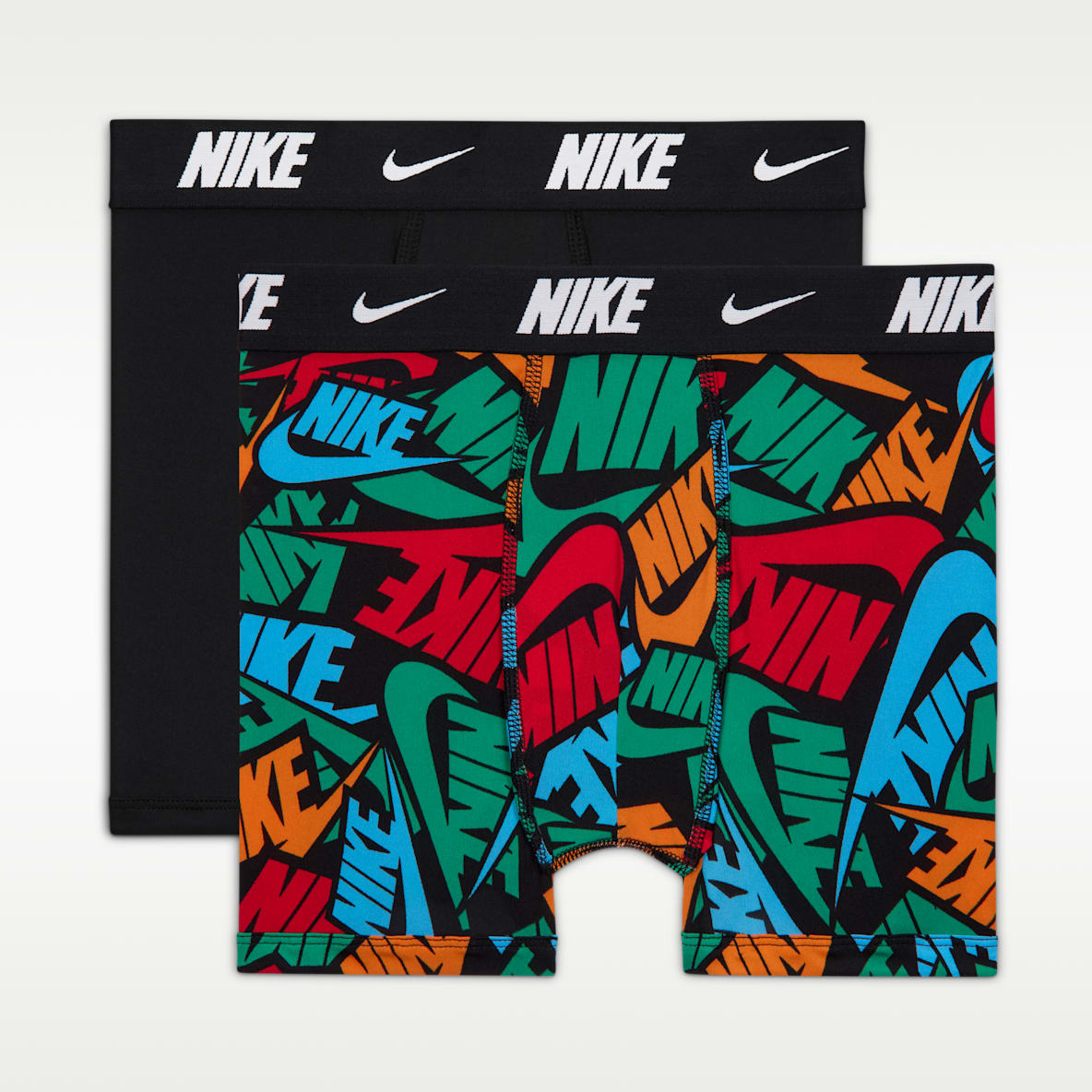 Nike Big Kids' Dri-FIT Printed Boxer Briefs (2-Pack)