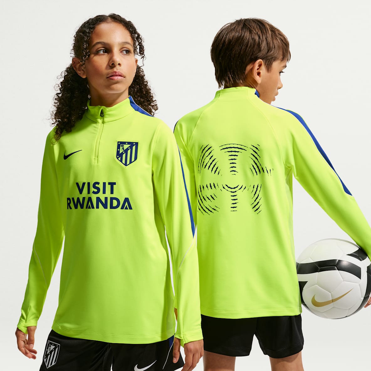 Atlético Madrid Strike Older Kids' Nike Dri-FIT Football Knit Drill Top