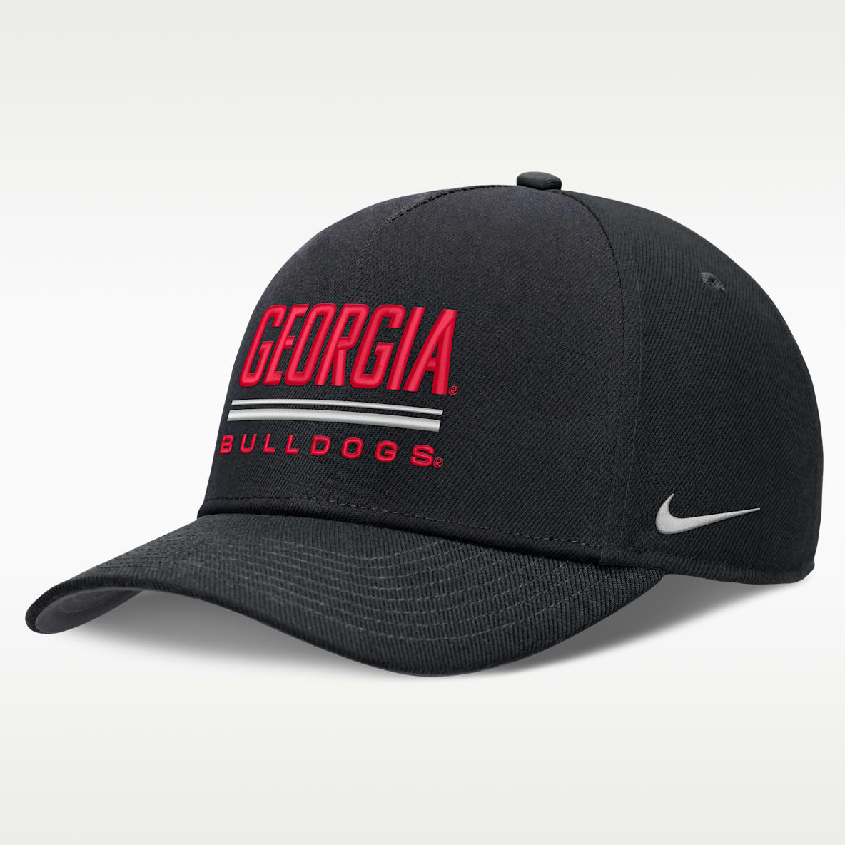 Georgia Sideline Practice Rise Men's Nike Dri-FIT College Adjustable Hat