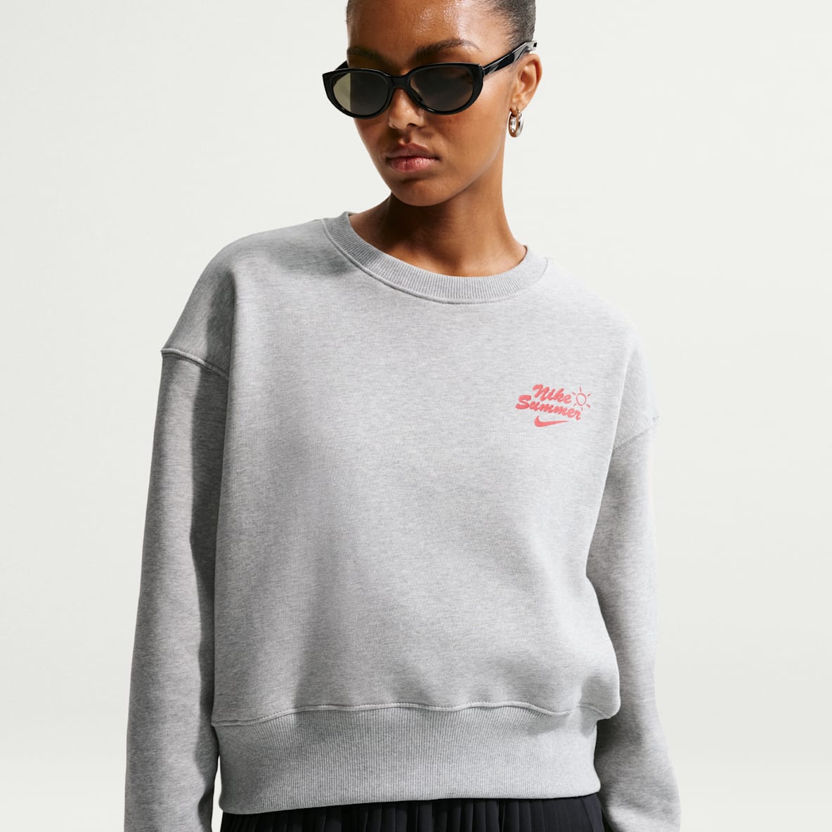 Nike Sportswear Phoenix Fleece Oversized sweatshirt met ronde hals voor dames
