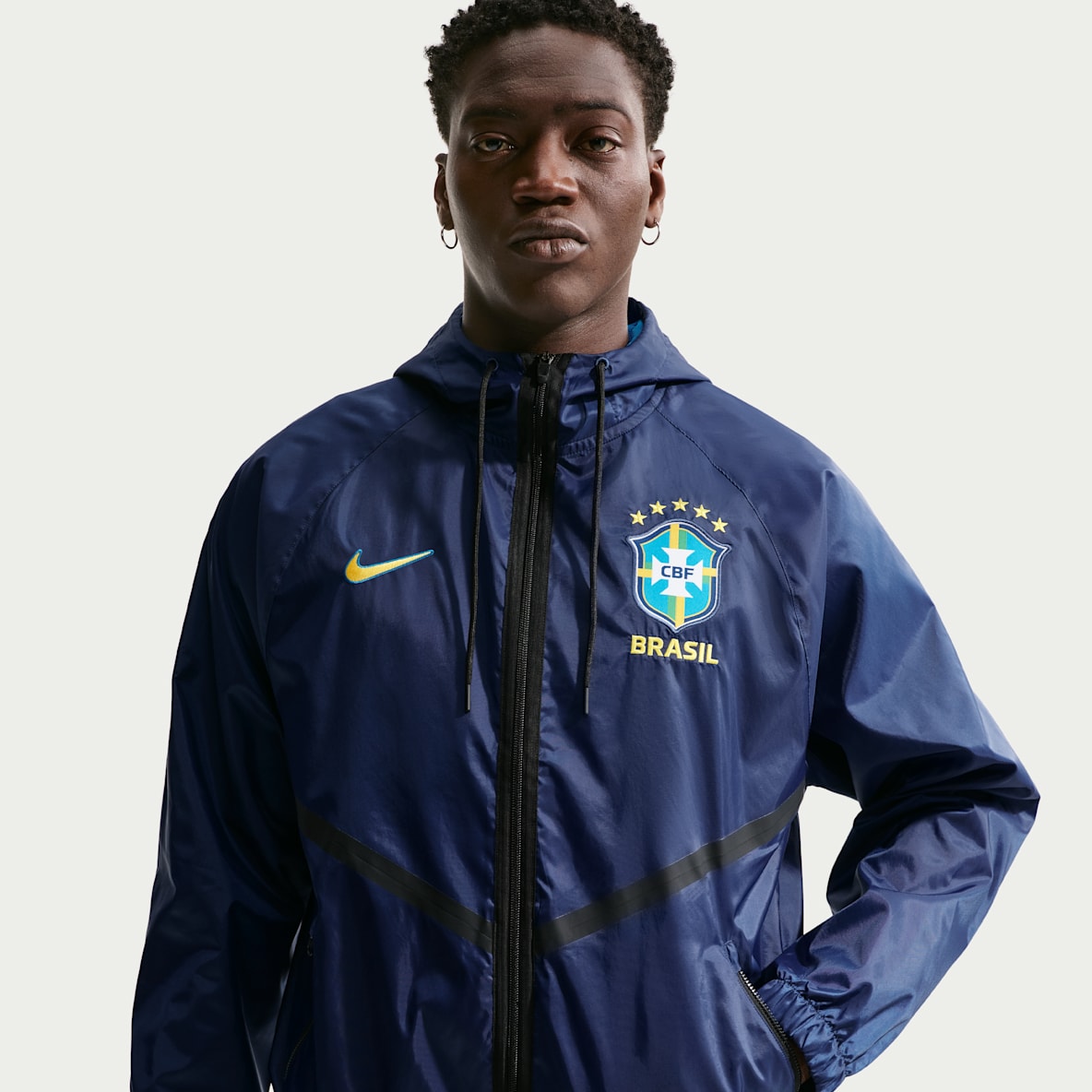 Brazil Men's Nike Dri-FIT Football Anthem Jacket