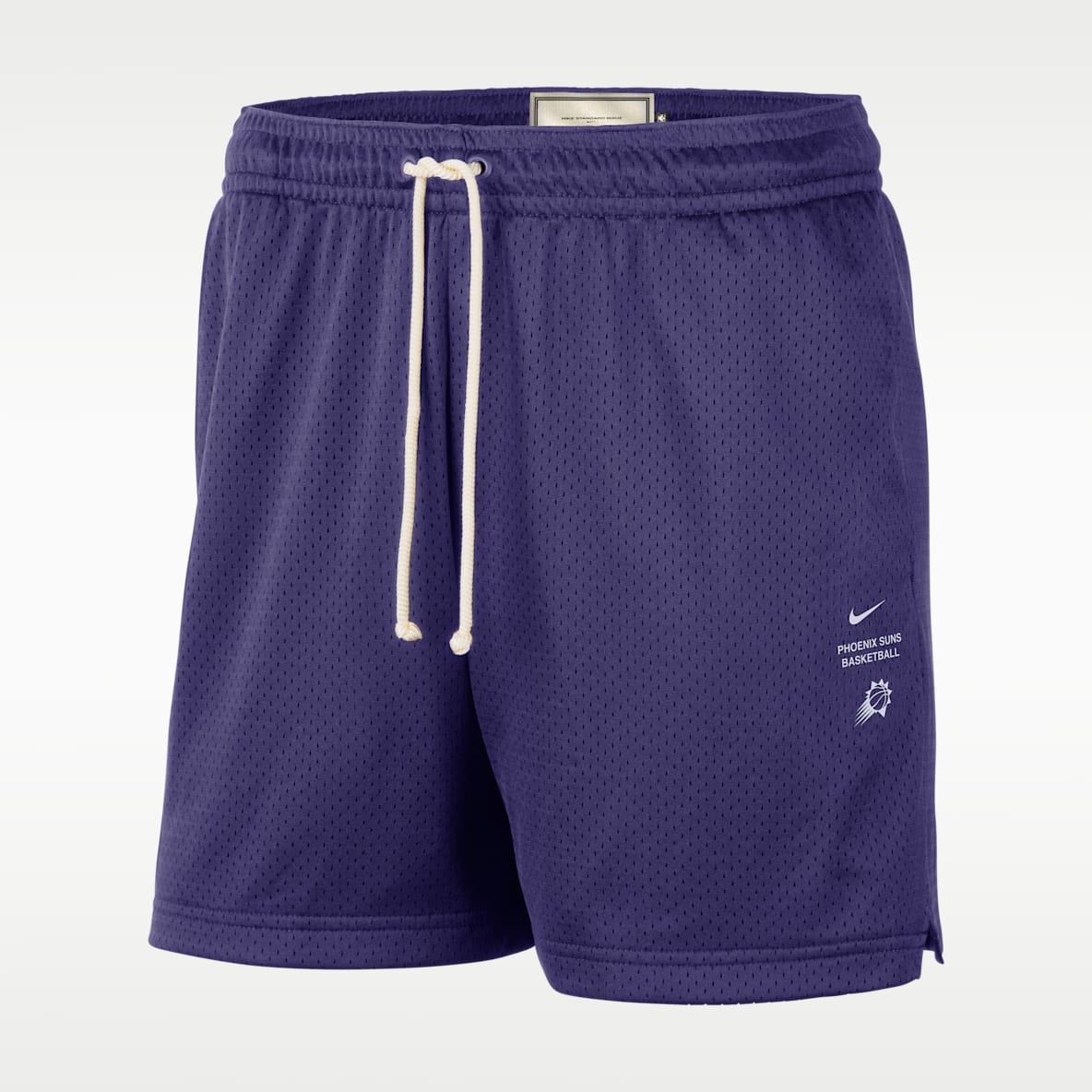 Phoenix Suns Standard Issue Shorts de básquetbol de malla de 12.5 cm para hombre