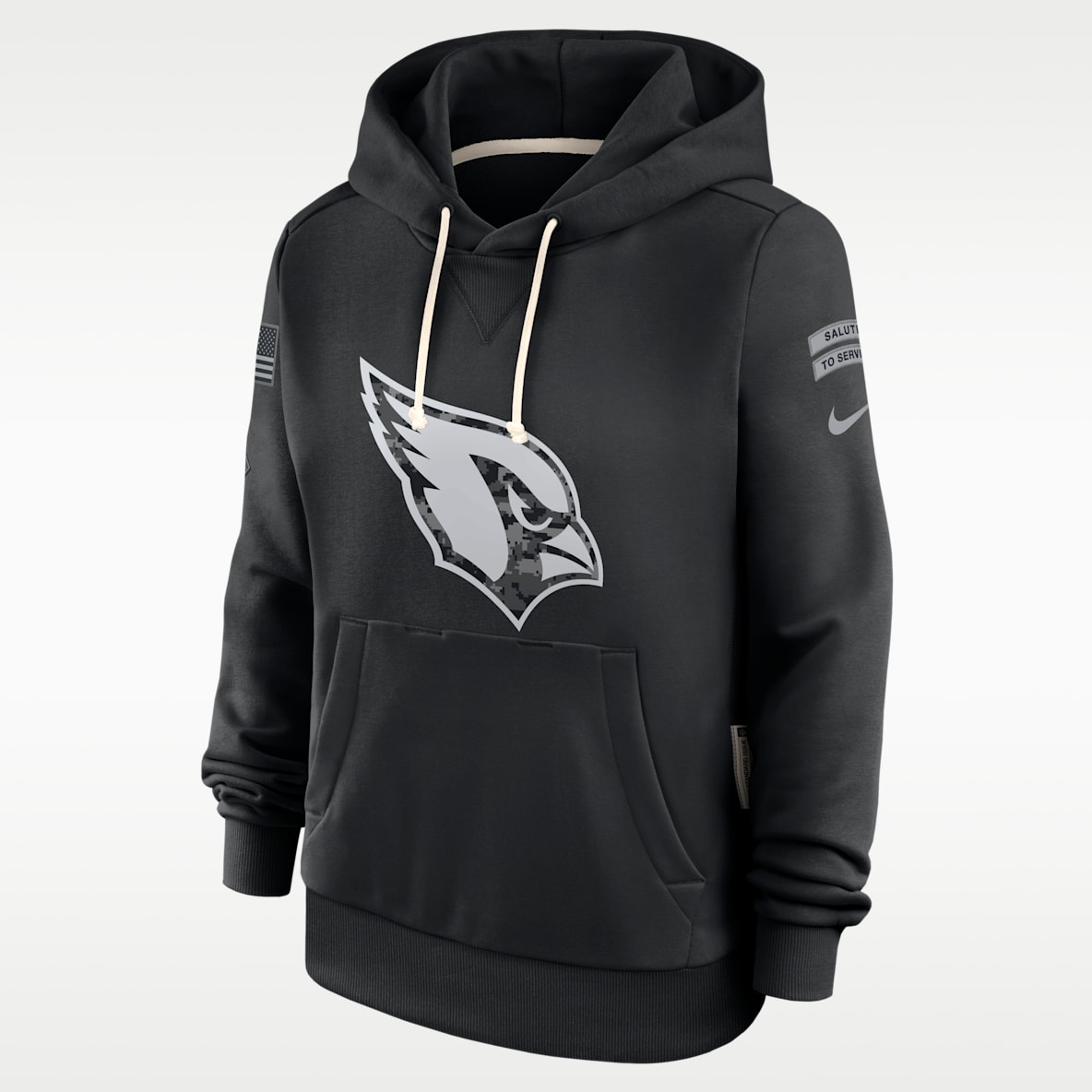 Arizona Cardinals Salute to Service Sideline Women's Nike Dri-FIT NFL Pullover Hoodie