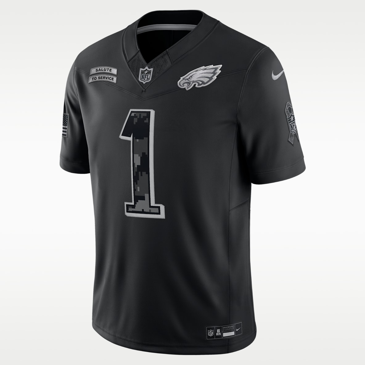 Jalen Hurts Philadelphia Eagles Salute to Service Men's Nike Dri-FIT NFL Limited Jersey