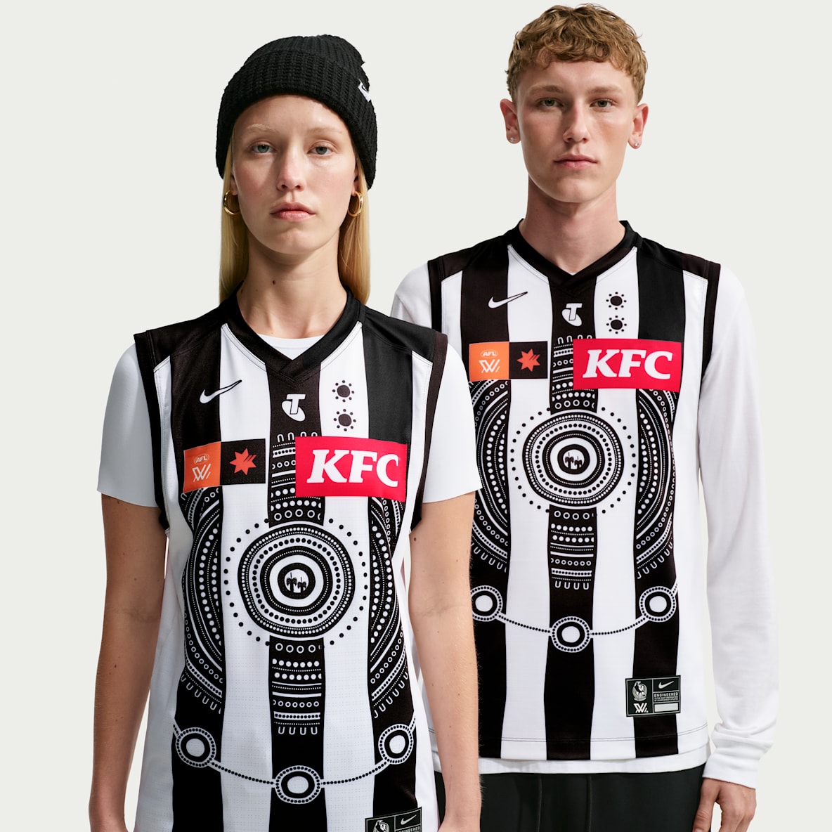 Collingwood F.C. AFLW 2026 Stadium Indigenous Nike AFLW Replica Jersey