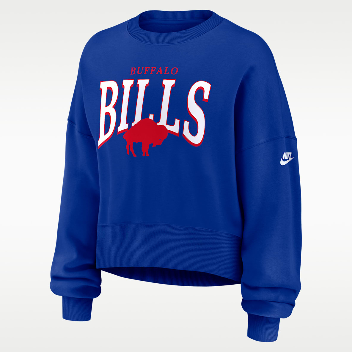 Buffalo Bills Rewind Phoenix Women's Nike NFL Oversized Pullover Crew
