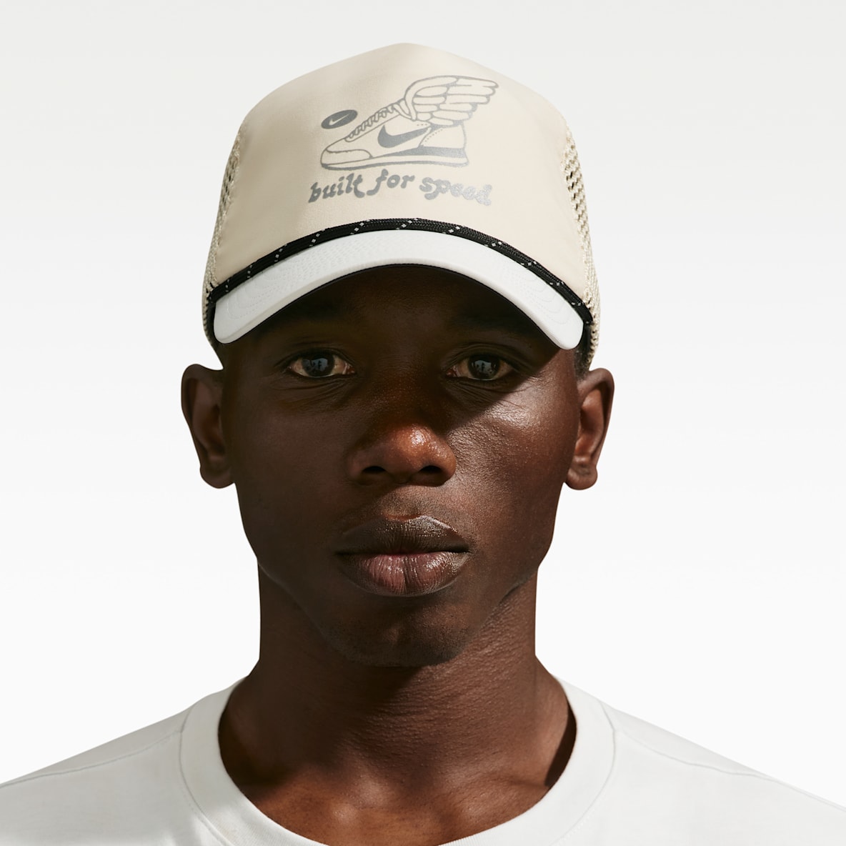 Nike Pro Gorra estampada de running Dri-FIT sense estructura